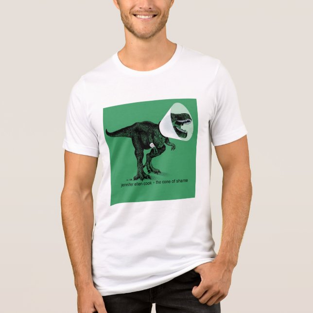 Camiseta Triblenda T Rex Cone of Shame    Jennifer ellen Cook (Anverso)