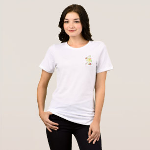 CAMISETA TRIBLENDA T SHIRT BELLA MUJERES DISEÑO DE ESTILO ECO GUAY