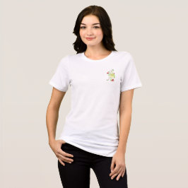 CAMISETA TRIBLENDA T SHIRT BELLA MUJERES JARDÍN DISEÑO DE ESTILO