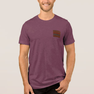 Camiseta Triblenda T-Shirt bella tri mezcla mens diseño de arte