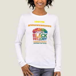 Camiseta Triblenda T-Shirt-Black History Month 100 Years