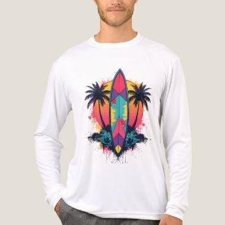 Camiseta Triblenda T-shirt En Tri-matière Vintage Tropical Summer Vib