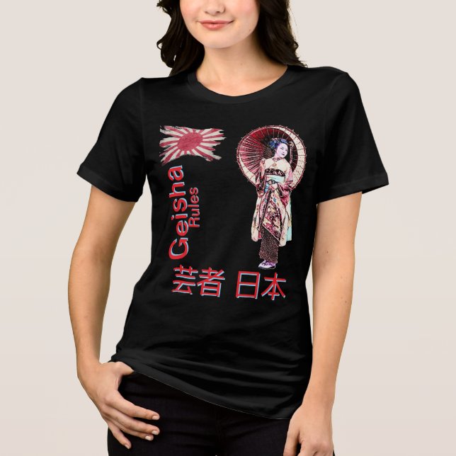 Camiseta Triblenda T-Shirt Geisha (Anverso)