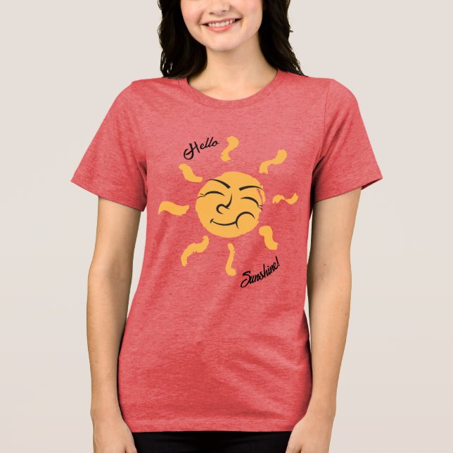Camiseta Triblenda T-Shirt "Hello Sunshine" (Anverso)