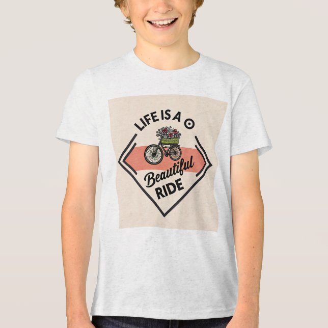 Camiseta Triblenda T-Shirt Life Is A Beautiful Ride (Anverso)