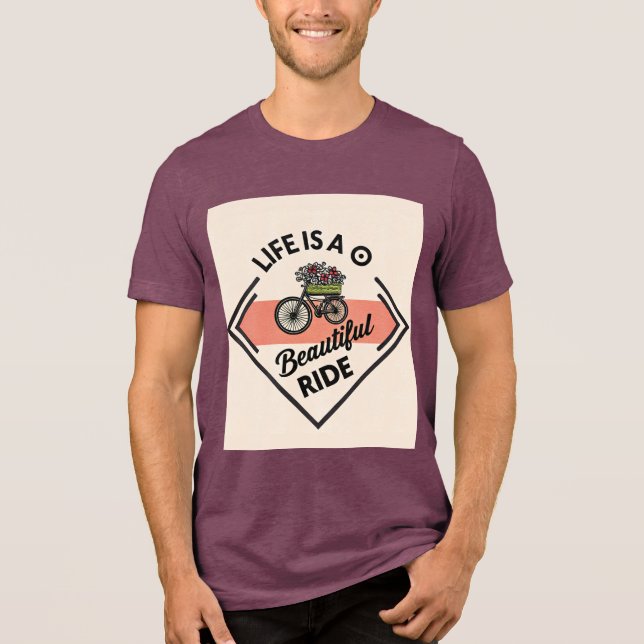 Camiseta Triblenda T-Shirt Life Is A Beautiful Ride (Anverso)