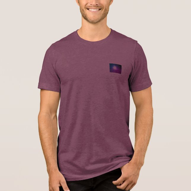 CAMISETA TRIBLENDA T SHIRT MEN'S BELLA TRI BLEND STYLE AND DISIGN (Anverso)