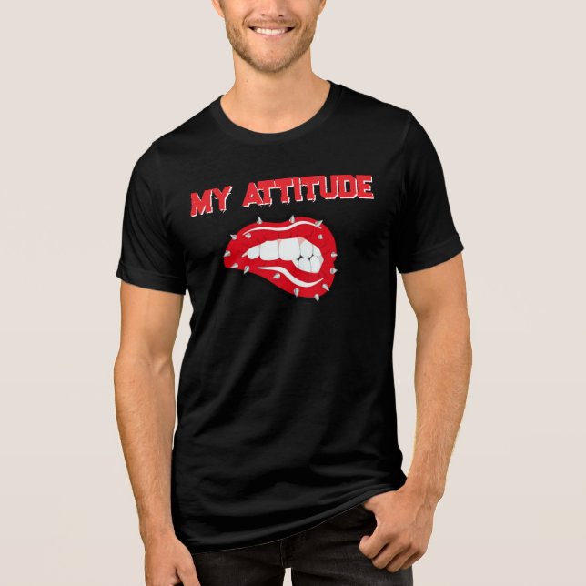 Camiseta Triblenda T-Shirt My attitude  (Anverso)
