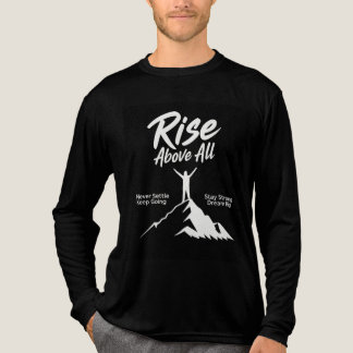 Camiseta Triblenda T_Shirt Never Settele , Stay Strong 