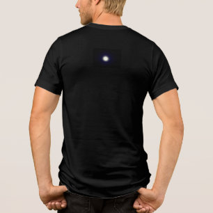 Camiseta Triblenda T-ShirT significa diseño de la luna de tres mezcla