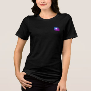 Camiseta Triblenda T-Shirt tri mezcla el estilo de diseño femenino