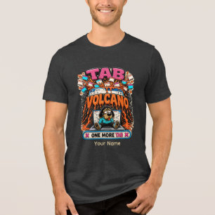 Camiseta Triblenda Tab Volcán Una Tab Más Personalizada Divertida Nav