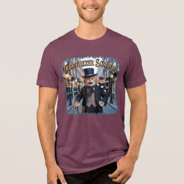 Camiseta Triblenda Tabbynezer Scrooge Illustration – Tabby Scrooge