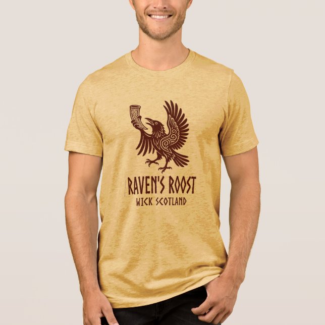 Camiseta Triblenda Taberna Raven's Roost Wick Escocia (Anverso)