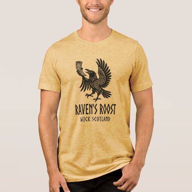 Camiseta Triblenda Taberna Raven's Roost Wick Escocia (Anverso)
