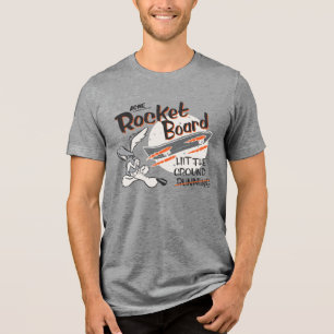 CAMISETA TRIBLENDA TABLERO DE COHETE ACME DE WILE E. COYOTE™