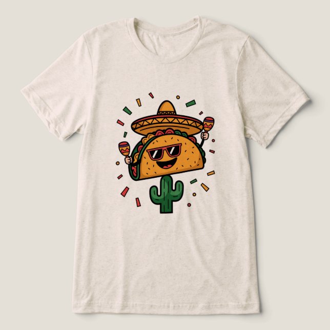 Camiseta Triblenda ¡Taco 'Bout a un Fiesta! (Diseño delantero )