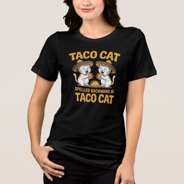 Camiseta Triblenda Taco Cat (Anverso)