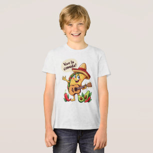 Camiseta Triblenda Taco Fiesta mit Gitarre und hispanischem Flair