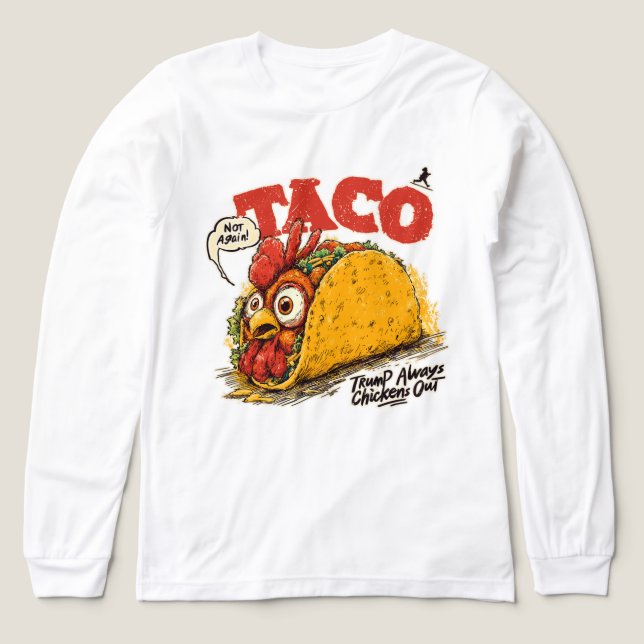 Camiseta Triblenda TACO Trump siempre reprime la política divertida (Diseño frontal)