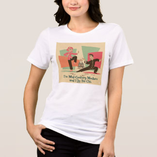 Camiseta Triblenda Tai Chi Moderno de Mitad de Siglo