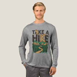 Camiseta Triblenda Take a Hike – Funny Hiking Quote with Boot