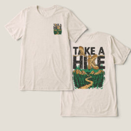 Camiseta Triblenda Take a Hike – Funny Hiking Quote with Boot