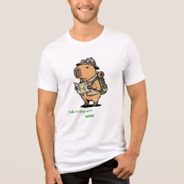 Camiseta Triblenda Take It Slow Capybara Tee – Customizable