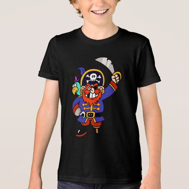 Camiseta Triblenda Talk Pirate or Walk The Plank  (Anverso)