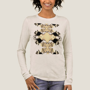 Camiseta Triblenda Tan Taupe Beige Negro Suroeste Mandala extendida