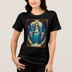 Camiseta Triblenda Tarjeta Tarot, la alta sacerdotisa 2