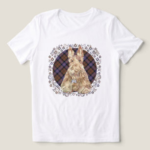 Camiseta Triblenda Tartan del Terrier Escocés