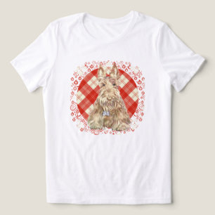 Camiseta Triblenda Tartan del Terrier Escocés
