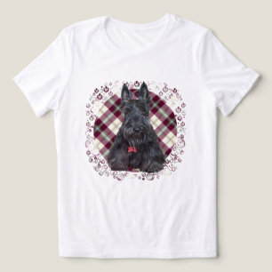 Camiseta Triblenda Tartan Scottish Terrier