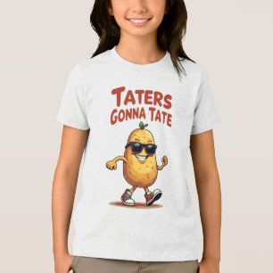 Camiseta Triblenda Taters se va a comer - Graciosa Actitud De La Papa