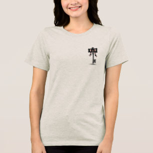Camiseta Triblenda Tatuaje de llave esqueleto de vieja escuela con ar