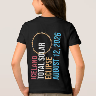 Camiseta Triblenda Taza de eclipse solar total de Islandia 12 de agos