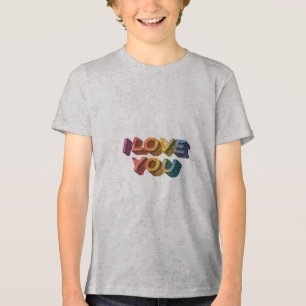 CAMISETA TRIBLENDA "TE AMO".