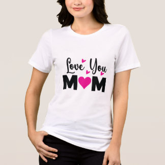 Camiseta Triblenda Te amo regalo del Día de la Madre