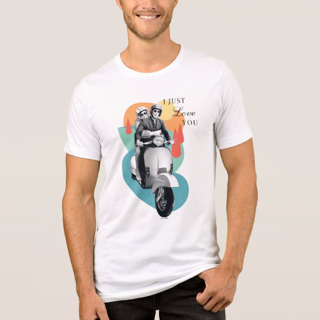 Camiseta Triblenda "Te amo", Tanya y Greg - El Lotus blanco (Anverso)