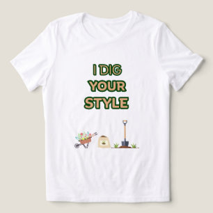 CAMISETA TRIBLENDA TE CAVAS JARDÍN BLANCO HUMORÍSTICO GRÁFICO MUJERES