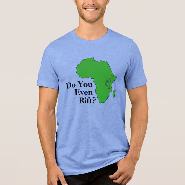 Camiseta Triblenda ¿Te Rascas? Meme de geología (Anverso)