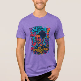 Camiseta Triblenda Team Cherokee Unbreakable Tour Men's Tee (Purple)