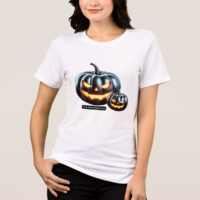 Camiseta Triblenda Tech Meets Halloween (Anverso)