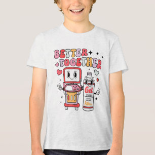 Camiseta Triblenda Tecnólogo de ultrasonido de Día de San Valentín so