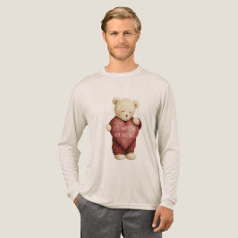 Camiseta Triblenda Teddy Bear Red Heart