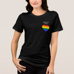 Camiseta Triblenda Tee clásico del orgullo arcoiris