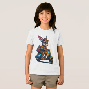 Camiseta Triblenda Tee de Aventura para Aventura con conejo en Scoote