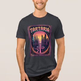 Camiseta Triblenda Tee de Conspiración Tartaria de Ciencia Ficción Vi