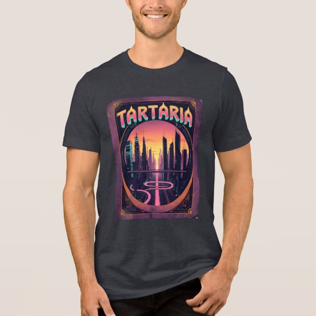 Camiseta Triblenda Tee de Conspiración Tartaria de Ciencia Ficción Vi (Anverso)